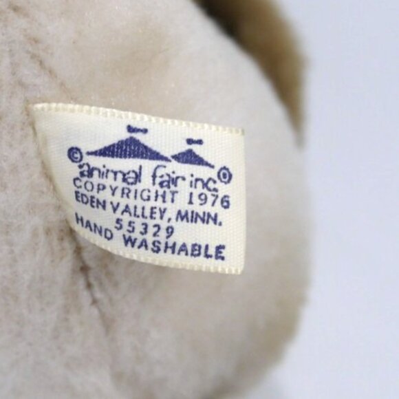 Vintage BOGART The Basset 13" stuffed plush dog ANIMAL FAIR 1976 - Picture 5 of 5